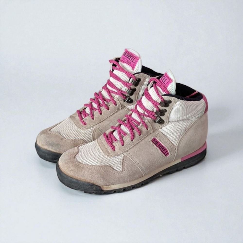 Merrell Hiking Boots In Pink/Taupe Combo Size Woman's 7